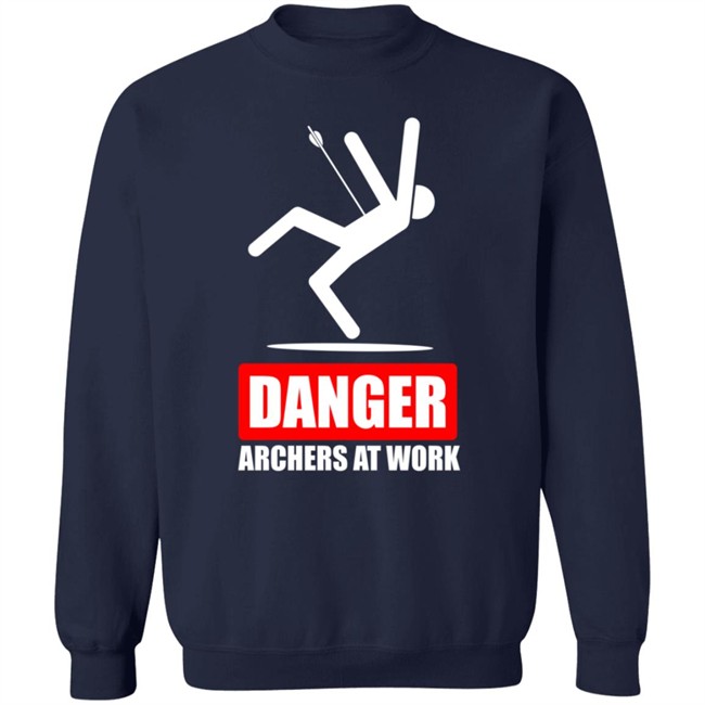 Lancaster Archery Supply Danger Archers At Work Tee Shirt Lancaster Archery Supply Danger Archers At Work Tee Shirt