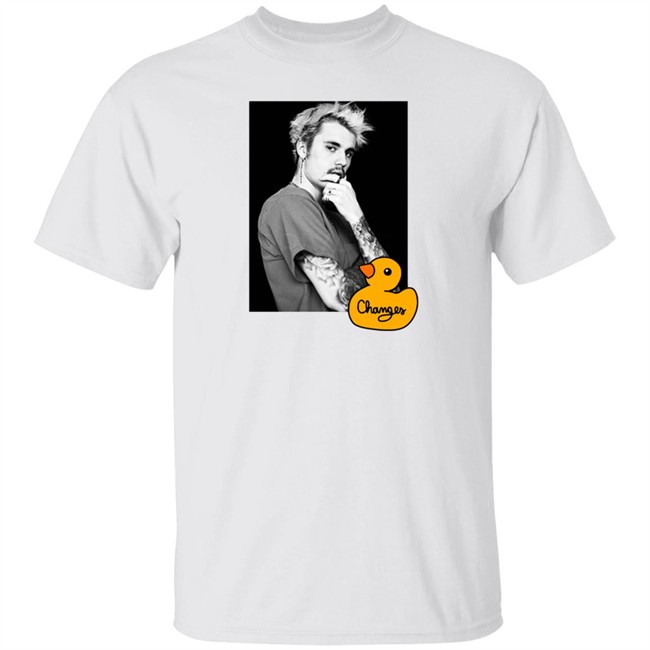 Justin Bieber Changes Duck Photo T Shirt Justin Bieber Music Merch T Shirt Changes Duck Photo T Shirt