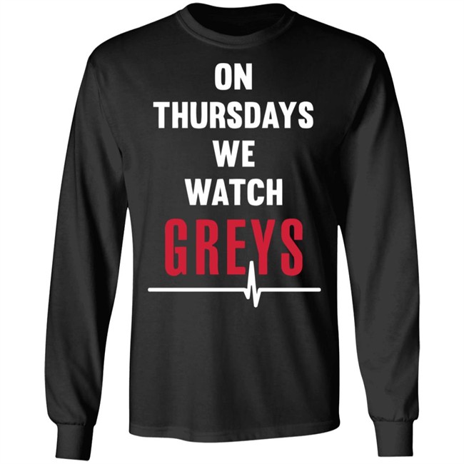 Greys Anatomy Hoodie On Thursday We Watch Greys Black Hooded Sweatshirt Greys Anatomy Hoodie On Thursday We Watch Greys Black Hooded Sweatshirt
