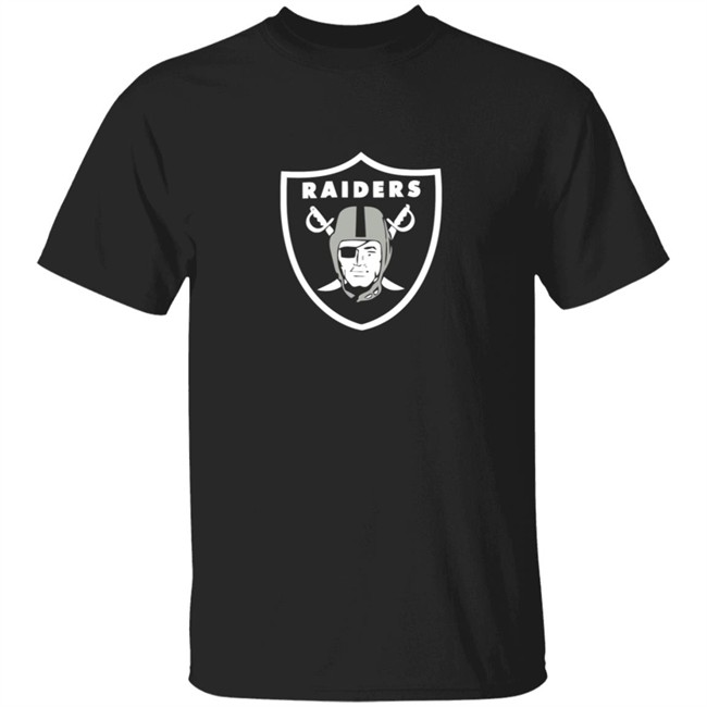 Las Vegas Raiders Black Logo Essential Legend Performance T Shirt