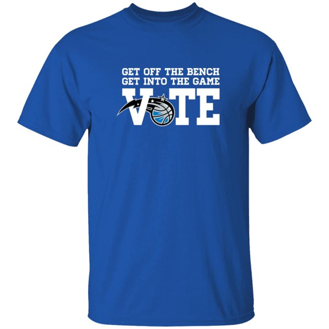 Mo Bamba Steve Clifford Get Off The Bench Get Into The Game Vote T Shirt Mo Bamba Steve Clifford Get Off The Bench Get Into The Game Vote T Shirt