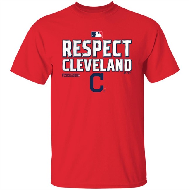Cleveland Indians Fanatics Branded Red 2020 Postseason Locker Room T Shirt
