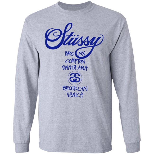 WORLD TOUR Stussy T Shirt WMNS Bronx Compton Santa Ana BrookLyn Venice Yellow Shirts WORLD TOUR Stussy T Shirt WMNS Bronx Compton Santa Ana BrookLyn Venice Yellow Shirts