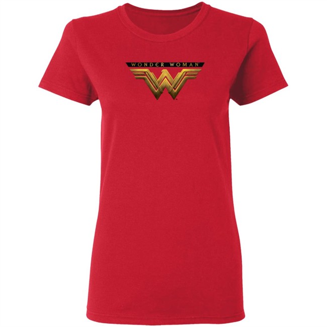 Wonder Woman Logo Red New Tee Shirt