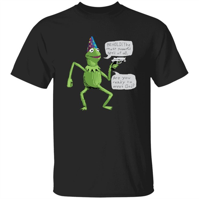 Frog And Gun Yer A Wizard Kermit Tee Shirt