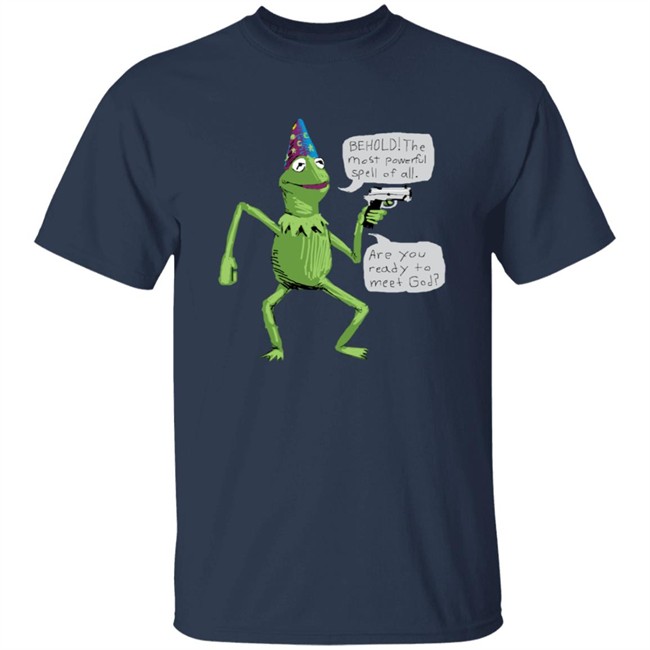 Frog And Gun Yer A Wizard Kermit Tee Shirt Frog And Gun Yer A Wizard Kermit Tee Shirt