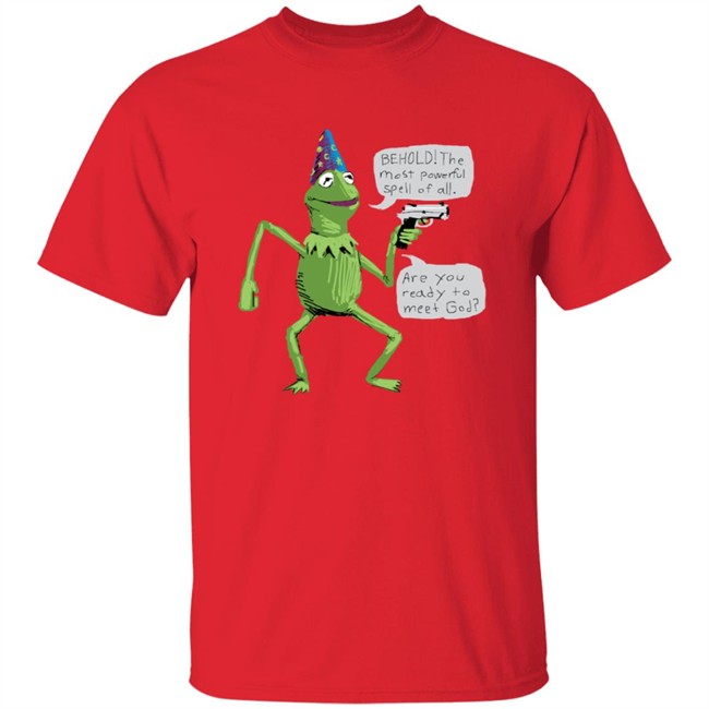 Frog And Gun Yer A Wizard Kermit Tee Shirt Frog And Gun Yer A Wizard Kermit Tee Shirt