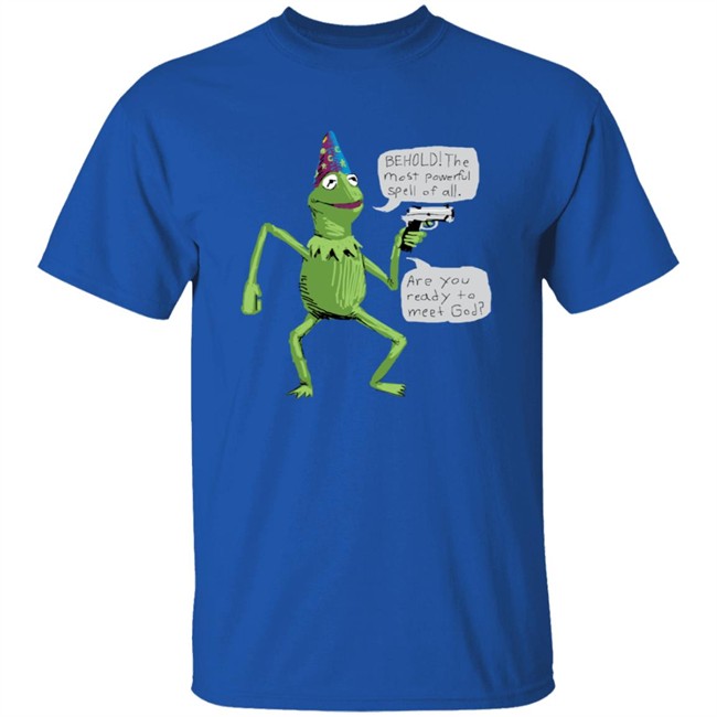 Frog And Gun Yer A Wizard Kermit Tee Shirt Frog And Gun Yer A Wizard Kermit Tee Shirt