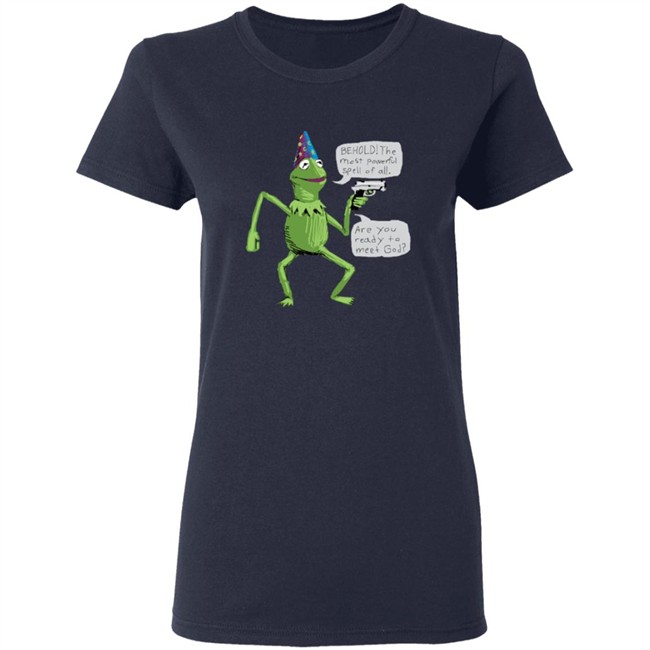 Frog And Gun Yer A Wizard Kermit Tee Shirt Frog And Gun Yer A Wizard Kermit Tee Shirt
