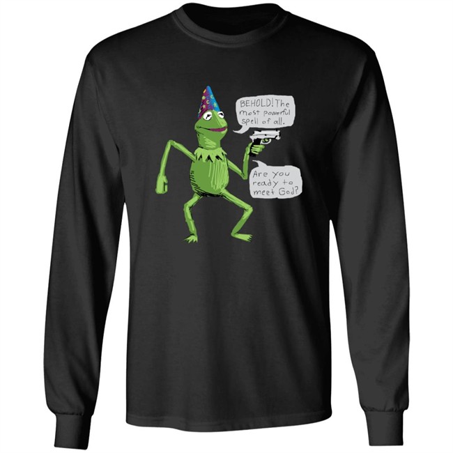 Frog And Gun Yer A Wizard Kermit Tee Shirt Frog And Gun Yer A Wizard Kermit Tee Shirt