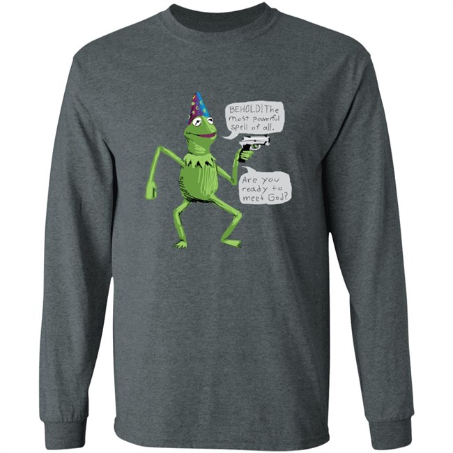 Frog And Gun Yer A Wizard Kermit Tee Shirt Frog And Gun Yer A Wizard Kermit Tee Shirt