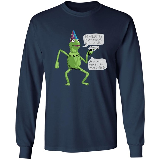Frog And Gun Yer A Wizard Kermit Tee Shirt Frog And Gun Yer A Wizard Kermit Tee Shirt