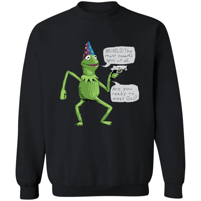 Frog And Gun Yer A Wizard Kermit Tee Shirt Frog And Gun Yer A Wizard Kermit Tee Shirt