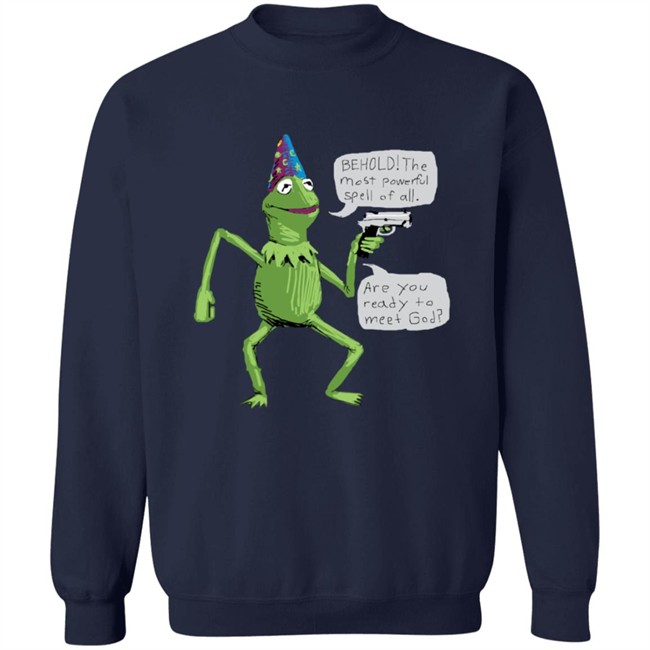 Frog And Gun Yer A Wizard Kermit Tee Shirt Frog And Gun Yer A Wizard Kermit Tee Shirt