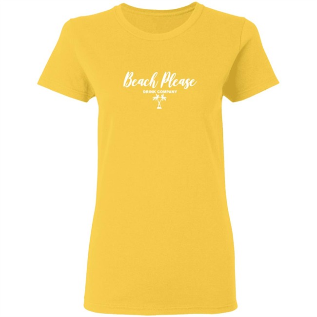 Beach Please Drink Company Beach Please Orange T Shirt Beach Please Drink Company Beach Please Orange T Shirt