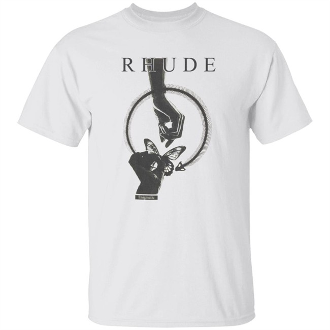 Passing Butterfly RHUDE T Shirt RHUDE Merch RHUDE T Shirts Passing Butterfly T Shirt