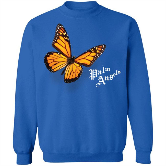 Butterfly Palm Angels Shirt Butterfly Black T Shirts Butterfly Palm Angels Shirt Butterfly Black T Shirts