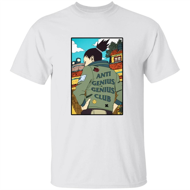 Nara Shikamaru Anti Genius Club Tee Shirt