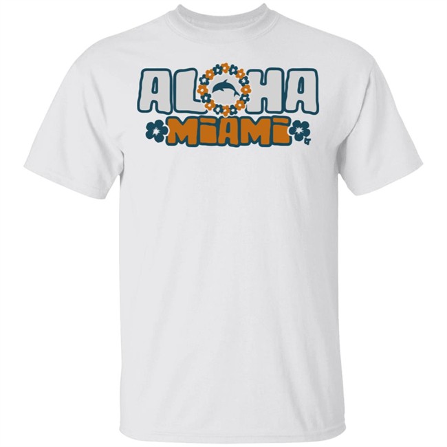 Oloha Miami BreakingT Flower & Dolphin Shirt Tua Tagovailoa Miami Dolphins: The Aloha Miami T-shirt has dropped! Oloha Miami BreakingT Flower & Dolphin Shirt Tua Tagovailoa Miami Dolphins: The Aloha Miami T-shirt has dropped!