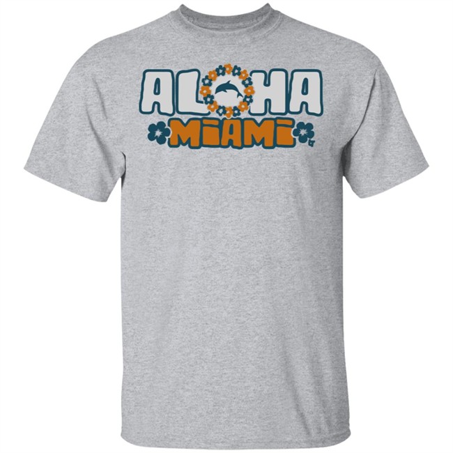 Oloha Miami BreakingT Flower & Dolphin Shirt Tua Tagovailoa Miami Dolphins: The Aloha Miami T-shirt has dropped! Oloha Miami BreakingT Flower & Dolphin Shirt Tua Tagovailoa Miami Dolphins: The Aloha Miami T-shirt has dropped!