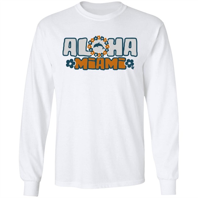 Oloha Miami BreakingT Flower & Dolphin Shirt Tua Tagovailoa Miami Dolphins: The Aloha Miami T-shirt has dropped! Oloha Miami BreakingT Flower & Dolphin Shirt Tua Tagovailoa Miami Dolphins: The Aloha Miami T-shirt has dropped!
