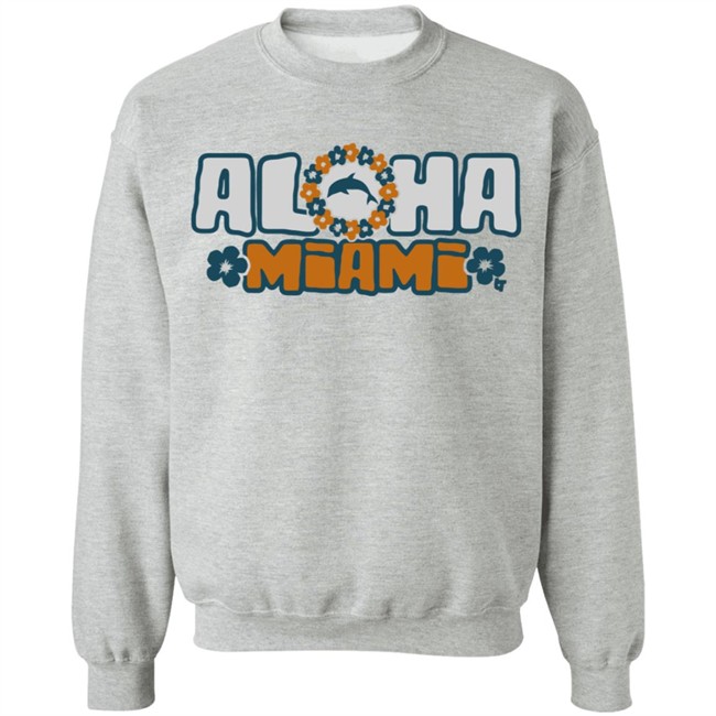 Oloha Miami BreakingT Flower & Dolphin Shirt Tua Tagovailoa Miami Dolphins: The Aloha Miami T-shirt has dropped! Oloha Miami BreakingT Flower & Dolphin Shirt Tua Tagovailoa Miami Dolphins: The Aloha Miami T-shirt has dropped!