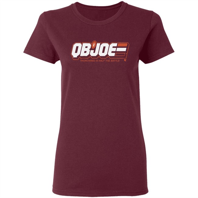 QB Joe Cincinati BreakingT Shirt Thorowing Is Half The Battle Blakc Shirts QB Joe Cincinati BreakingT Shirt Thorowing Is Half The Battle Blakc Shirts