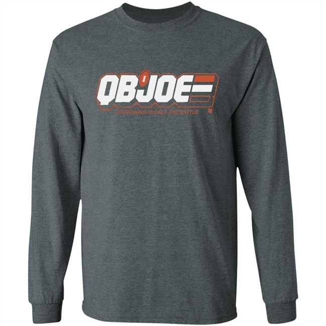 QB Joe Cincinati BreakingT Shirt Thorowing Is Half The Battle Blakc Shirts QB Joe Cincinati BreakingT Shirt Thorowing Is Half The Battle Blakc Shirts