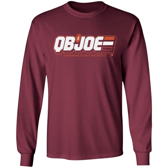 QB Joe Cincinati BreakingT Shirt Thorowing Is Half The Battle Blakc Shirts QB Joe Cincinati BreakingT Shirt Thorowing Is Half The Battle Blakc Shirts