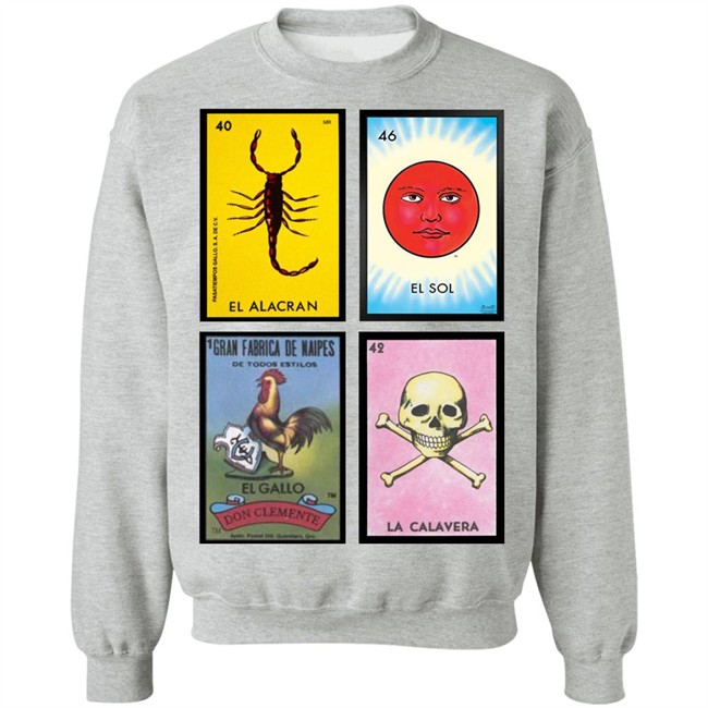 Loteria Shirt 40 El Alacran 46 El Sol 1 El Galloo Don Clemente 42 La Calavera Loteria Shirt 40 El Alacran 46 El Sol 1 El Galloo Don Clemente 42 La Calavera