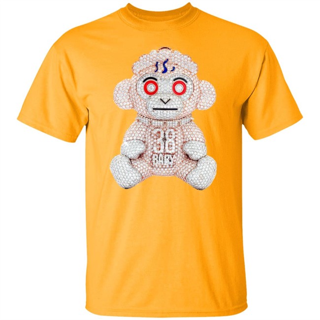38 Baby Pendant Monkey White Shirt 38 Baby Pendant Monkey White Shirt