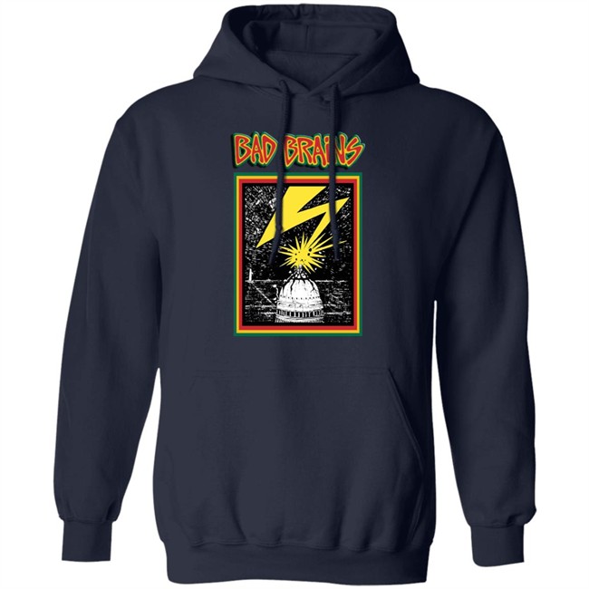 Bad Brains T Shirt Capitol Punk Rock Art Black Shirts Bad Brains T Shirt Capitol Punk Rock Art Black Shirts
