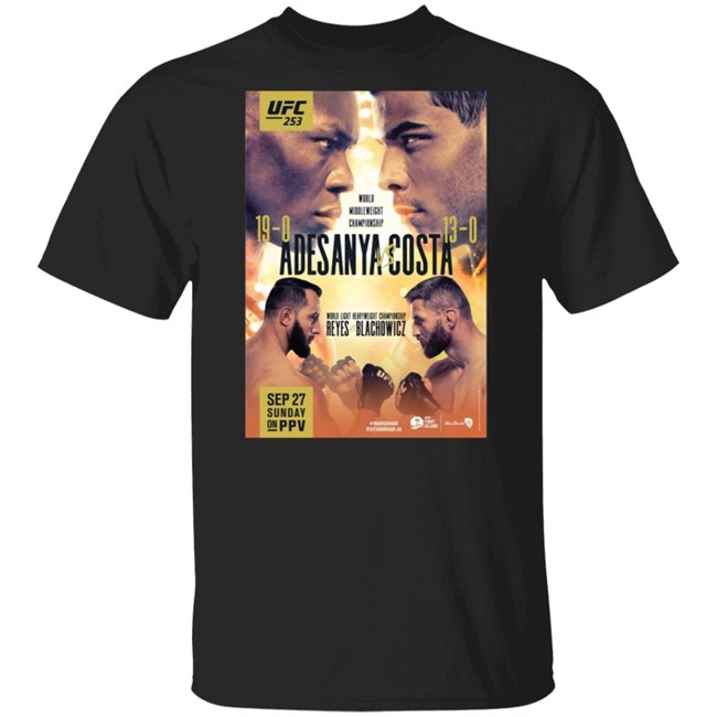 UFC 253 Autographed Ufc Stote Shirt