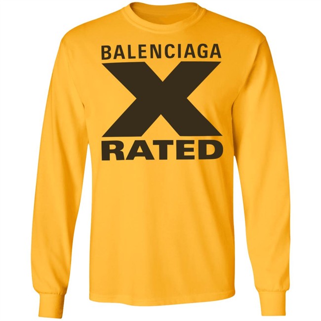 X Rated Larege Balenciage Yellow T Shirts X Rated Larege Balenciage Yellow T Shirts