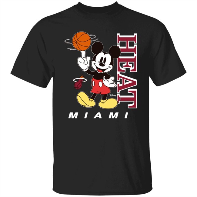 Miami Heat Junk Food Heat Mickey Tee