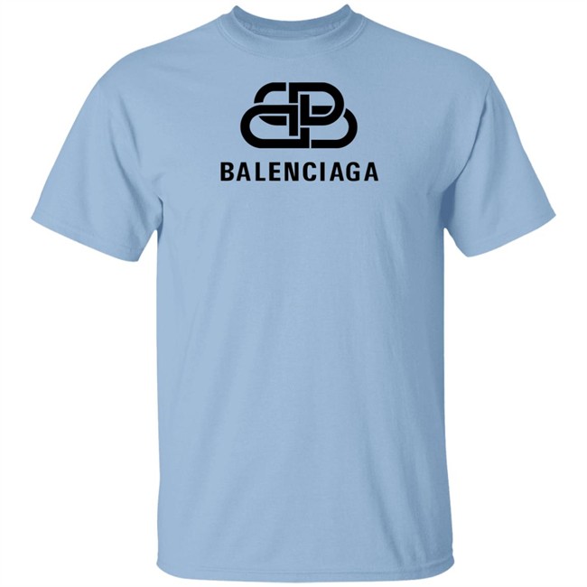 BB Balenciage Shirt Black Logo Balenciage White T Shirts BB Balenciage Shirt Black Logo Balenciage White T Shirts