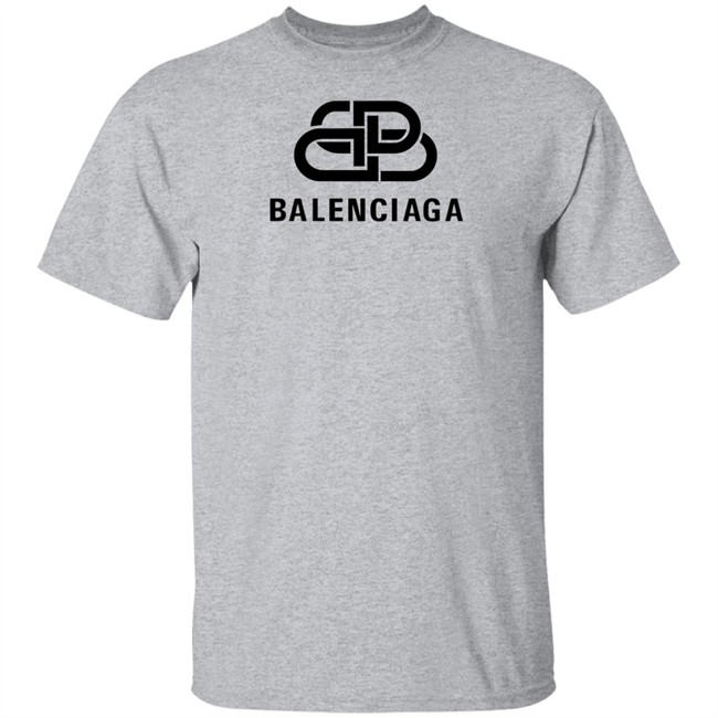BB Balenciage Shirt Black Logo Balenciage White T Shirts BB Balenciage Shirt Black Logo Balenciage White T Shirts