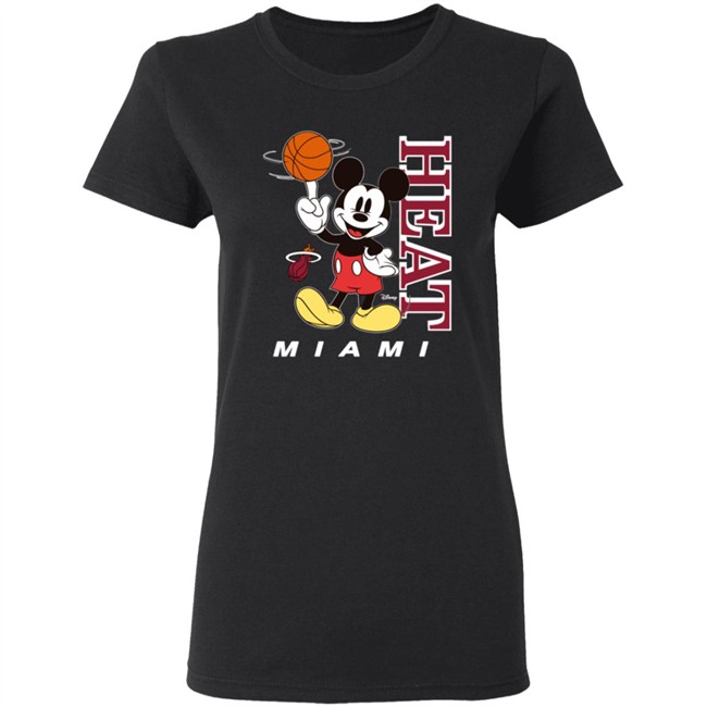 Miami Heat Junk Food Heat Mickey Tee Miami Heat Junk Food Heat Mickey Tee