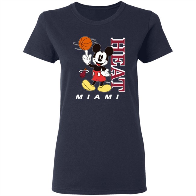 Miami Heat Junk Food Heat Mickey Tee Miami Heat Junk Food Heat Mickey Tee