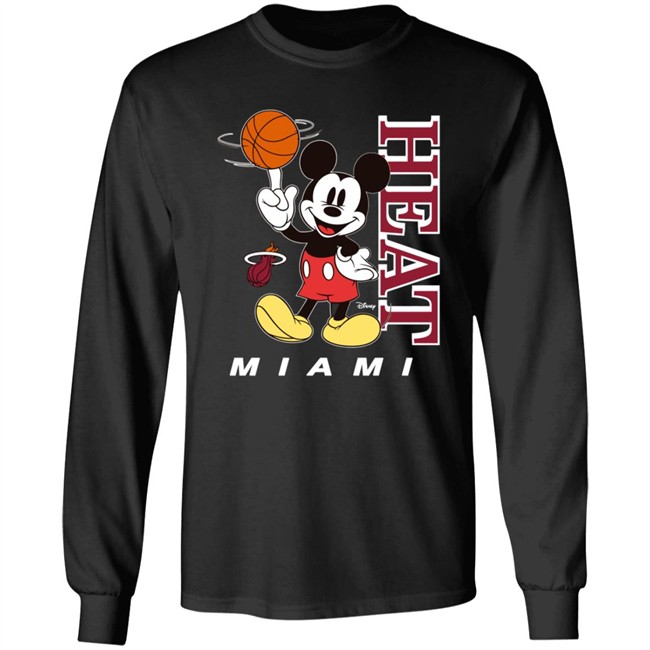 Miami Heat Junk Food Heat Mickey Tee Miami Heat Junk Food Heat Mickey Tee