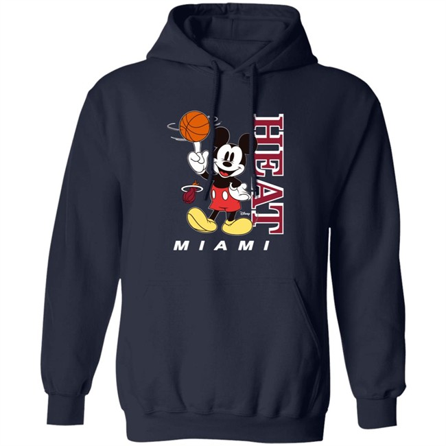 Miami Heat Junk Food Heat Mickey Tee Miami Heat Junk Food Heat Mickey Tee