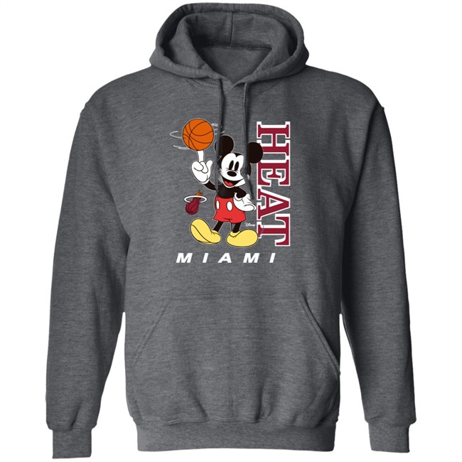 Miami Heat Junk Food Heat Mickey Tee Miami Heat Junk Food Heat Mickey Tee