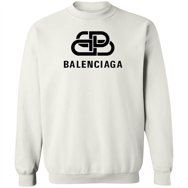 BB Balenciage Shirt Black Logo Balenciage White T Shirts BB Balenciage Shirt Black Logo Balenciage White T Shirts