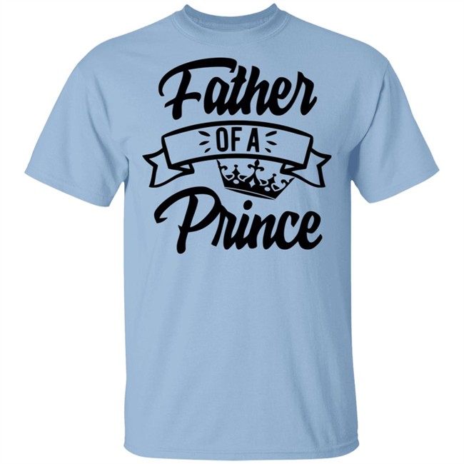 Fathers Day Gifts Father of a Prince Spread Shirt Violet T Shirts