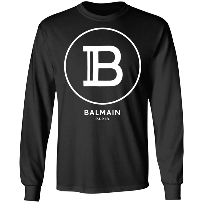 Lilac Balmain Paris Shirt Lilac T-shirt with white Balmain Paris logo Pink Shirt Lilac Balmain Paris Shirt Lilac T-shirt with white Balmain Paris logo Pink Shirt