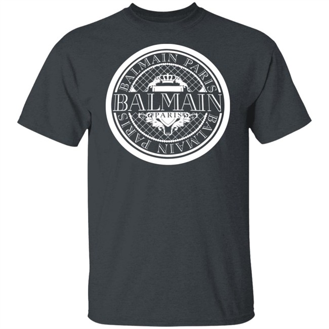 Balmain Paris Medallion Shirt with Balmain Paris Medallion print Black T Shirts Balmain Paris Medallion Shirt with Balmain Paris Medallion print Black T Shirts