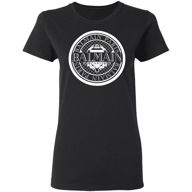 Balmain Paris Medallion Shirt with Balmain Paris Medallion print Black T Shirts Balmain Paris Medallion Shirt with Balmain Paris Medallion print Black T Shirts