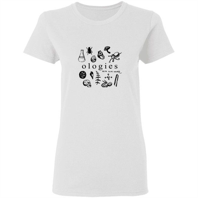 Ologies Merch Ologies Logo With Alie Ward Shirt Ologies Merch Ologies Logo With Alie Ward Shirt