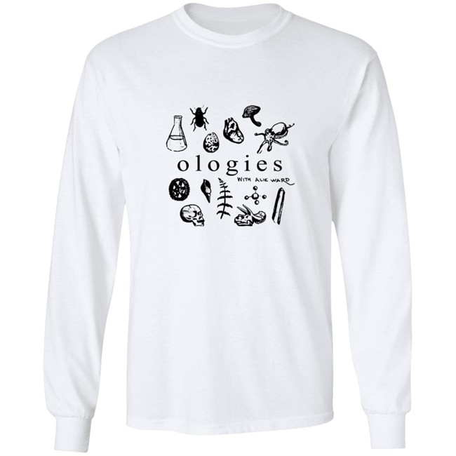 Ologies Merch Ologies Logo With Alie Ward Shirt Ologies Merch Ologies Logo With Alie Ward Shirt