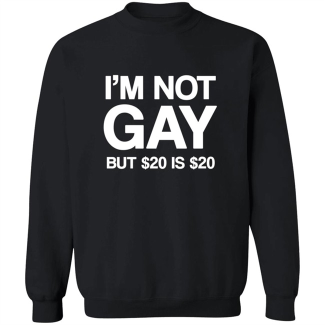 Im Not Gay But $20 Is $20 Shirt Funny T Shirts Im Not Gay (But $20 Is $20) T Shirt Im Not Gay But $20 Is $20 Shirt Funny T Shirts Im Not Gay (But $20 Is $20) T Shirt